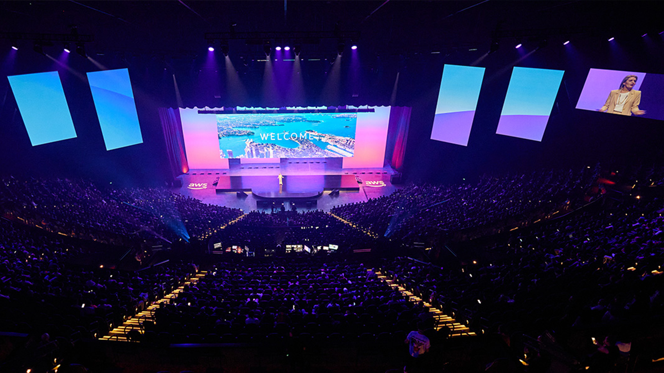 Photograph of AWS Sydney Summit event, which explored data and AI trends in Australia.